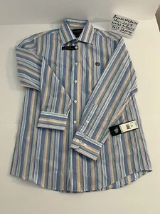 NEU POLO RALPHLAUREN KLEID SHIRT JUNGEN 14 KINDER GESTREIFT KNOPF NACH UNTEN SCHNELLER VERSAND NEU MIT ETIKETT - Bild 1 von 19
