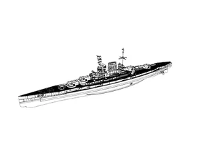 SSMODEL SSC2000612S 1/2000 Military Model German Ersatz Yorck Class FULL HULL - Picture 1 of 4