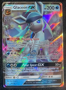 Glaceon GX 39/156 - Sun & Moon Ultra Prism (2018) - Full Art Ultra Rare - LP - Picture 1 of 10