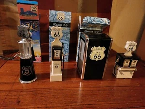 Juego de cocina vintage Route 66 - Salero y pimentero/Servilletero y recogedor de dientes... - Imagen 1 de 12