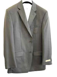 Michael Kors Man's Two-Button Black Blazer 40R - Picture 1 of 10