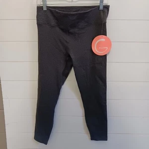 Guru Active Ankle Legging Workout Womens Size Medium Black Stretch High Waist - Picture 1 of 6