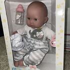 JC Toys Berenguer Boutique 15” Baby Doll - Soft Body Grey Elephant Outfit - NIB