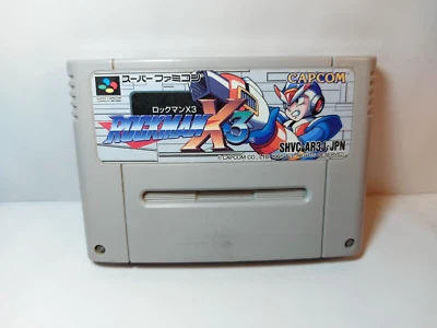 Rockman X3 Mega Man cart Nintendo Super Famicom SFC Japan ver. - Image 1 of 4