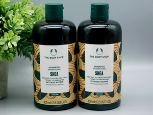 2x The Body Shop Shampoo SHEA for Dry - Very Dry Hair Intense Repair 13.5 oz New - Picture 1 of 4