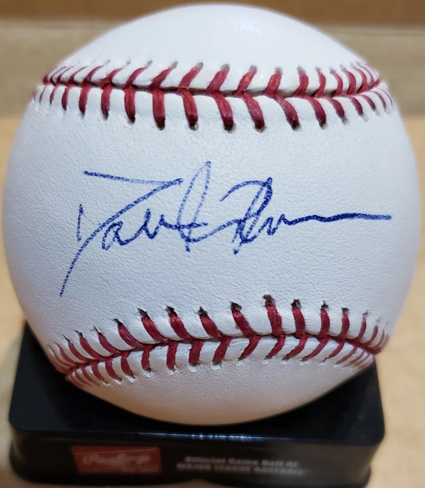 Béisbol Oficial de Grandes Ligas Dallas Mcpherson autografiado con certificado de autenticidad Foto 1 de 1
