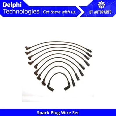 For 1996-2000 Chevrolet C3500 Spark Plug Wire Set Delphi 1997 1998 1999 - Image 1 of 4