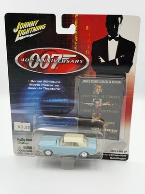 Johnny Lightning 007 Джеймс Бонд Ford Mustang кабриолет, синий, 1:64, новый в коробке - Изображение 1 из 4