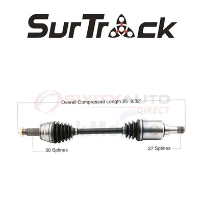 SurTrack CV Axle Shaft for 2007-2013 BMW X5 3.0L 4.4L 4.8L L6 V8 - Constant ut Foto 1 de 4