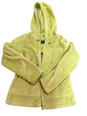 Sudadera con capucha Kristen Blake verde lima polar con cremallera - talla L/G  Foto 1 de 4