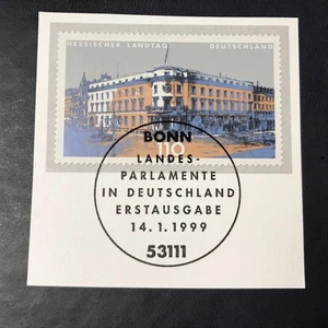 1999 - Mi.Nr. 2030 - Hessischer Landtag, Wiesbaden - ESST Bonn - Imagen 1 de 2