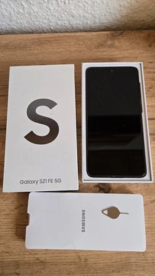 Samsung Galaxy S21 FE 5G SM-G990B/DS - 128GB - Graphite (Ohne Simlock) / top - Bild 1 von 4