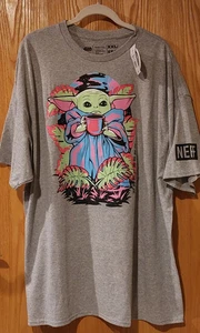Neu mit Etikett Star Wars Neff Pop Art Mandalorian Baby Yoda T-Shirt für Herren Größe XXL -5282 - Bild 1 von 6