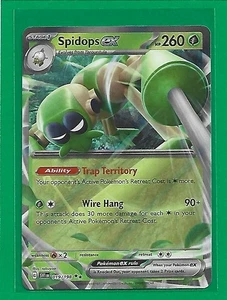 Pokémon TCG Scarlet & Violet Spidops ex #19/198 Double Rare - Picture 1 of 2