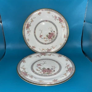 Set of 2 ROYAL DOULTON CANTON 8" Salad Plates EUC - Picture 1 of 8