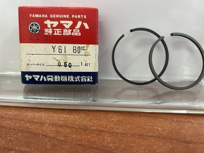 NUEVO JUEGO DE ANILLOS DE PISTÓN YAMAHA YG1 2º oversize 122-11610-20-00 Foto 1 de 3