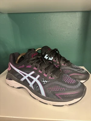 Asics GT-2000 7 Women's Size 8.5 Black Blue Running Athletic Sneakers Shoe - Image 1 of 4