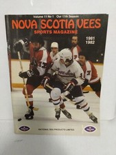 Hockey AHL Nova scotia vees - Nova Scotia Voyageurs sports magazine 1981-1982