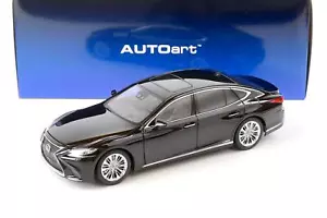 1:18 Autoart Lexus LS 500h 2018 sedán negro/negro interior 78868 - Imagen 1 de 6