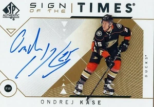 2018-19 SP Authentic Sign of the Times #SOTT-OK Ondrej Kase G - Bild 1 von 2