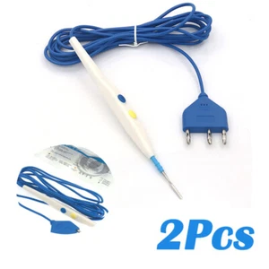 2 Stück ENDO Elektro Chirurgischer Stift Kauterisierung Diathermie ESU Medizinischer Einwegstift - Bild 1 von 13