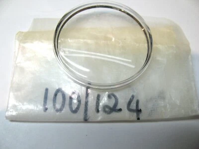 ENICAR ORIGINAL PLEXI GLASS SILVER INNER RING CASE REFERENCE 100-124 - Image 1 of 4