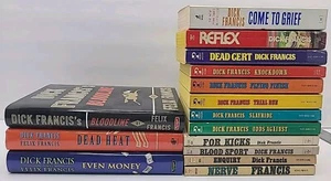 Lot of 15 Dick Francis & Felix Francis Mystery Detective Horse Jockeys PB & HC - Picture 1 of 12
