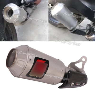 For Suzuki GSXS1000 GSXS1000F 2015-2022 Exhaust Pipe System Muffler Tips Slip On - Image 1 of 4