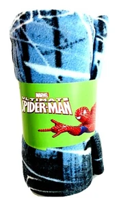 New Marvel Ultimate Spider Man Fleece Throw Blanket 50"x 60" - Picture 1 of 6