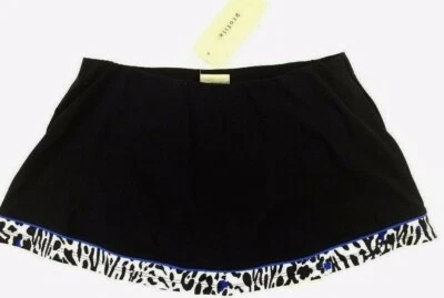 Profile by Gottex Forbidden Love Black Swimwear Skirted Bikini Bottom Size 6 $84 - Image 1 of 4