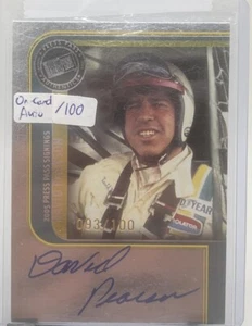 David Pearson /100 Auto 2005 Press Pass Authentics HOF NASCAR Racing Autograph - Picture 1 of 3