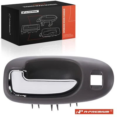 Manija de puerta interior delantera izquierda topo y cromo para Chrysler Sebring 2001-2006 Foto 1 de 4