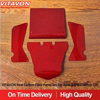 Vitavon Real carbon Fiber Panel Set Body For Axial AXP8 Gilamon 1/8 - Image 1 of 4