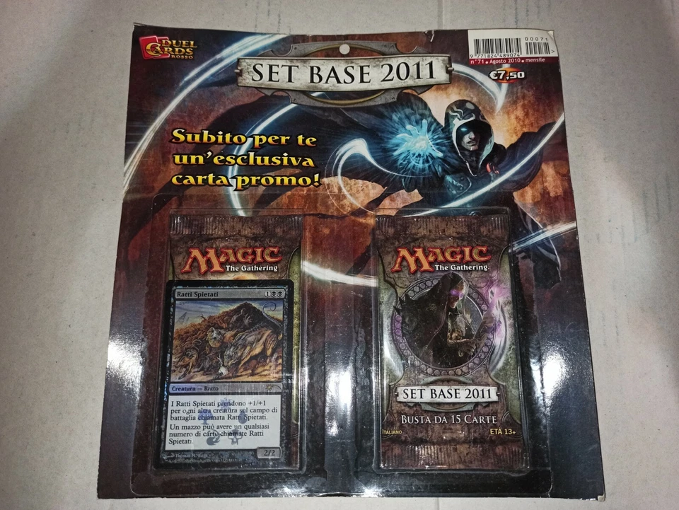 Magic The Gathering Set Base 2011 Kit 2 Buste + Carta Promo Ita Sigillato - Immagine 1 di 4
