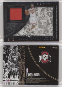 2016 Panini Black Gold Collegiate Golden Opportunity White /99 D'Angelo Russell