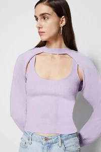 JONATHAN SIMKHAI Cassia Cutout Pullover In Lupine Größe L - Bild 1 von 3