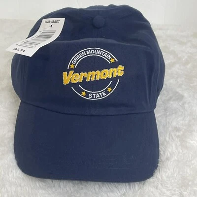 Sombrero Falcon Vermont Green Mountain State OSFA Strapback Nuevo Antiguo Stock Foto 1 de 4