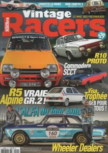 VINTAGE RACERS 29 GOLF I GTI GIULIA GT 1600 R5 ALPINE Gr2 CORVETTE 1000hp 1976 - Imagen 1 de 3