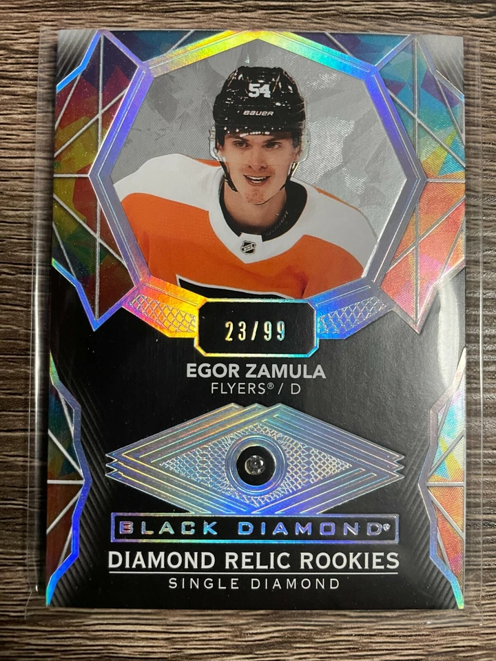EGOR ZAMULA 2020-21 Black Diamond Single Diamond Rookie Relics #23/99 - Image 1 of 1