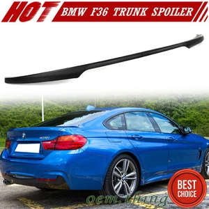 PAINTED BMW 4-Series F36 Gran Coupe 5D Fastback Performance Trunk Spoiler 435i - Foto 1 di 1