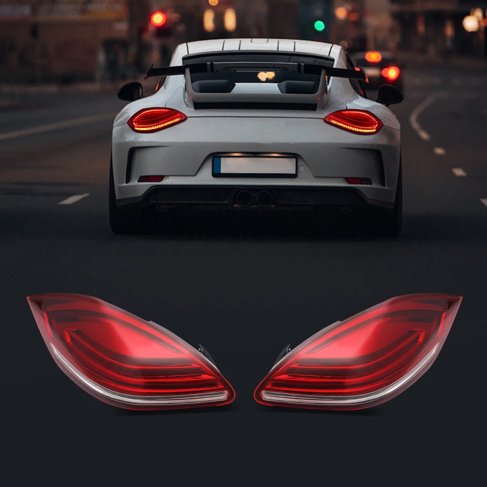 Upgrade For 2010-2013 Porsche Panamera 970 LED Tail Lights Rear Brake Lamps Pair - Image 1 of 4