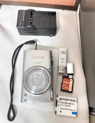 Canon IXUS 275 HS/PowerShot ELPH 350 20.2MP 12X Optical Zoom Digital Camera - Image 1 of 4