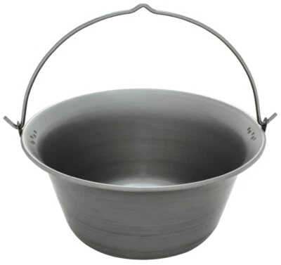 Gulaschkessel 22 Liter Eisen natur ohne Oberflächenbehandlung Grillplanet