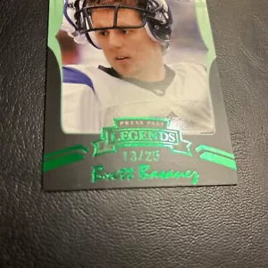 B15 E24 Brett Basanez 2006 Press, Pass Legends Emerald/25 Rookie - Picture 1 of 3