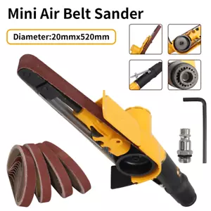 520x20mm Air Belt Sander Grinder Mini Sanding Grinder File Tool F Grinding Metal - Picture 1 of 9