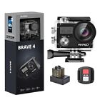 Brave 4 4K30fps 20MP WiFi Action Camera Ultra Hd with EIS 131ft Waterproof Ca...