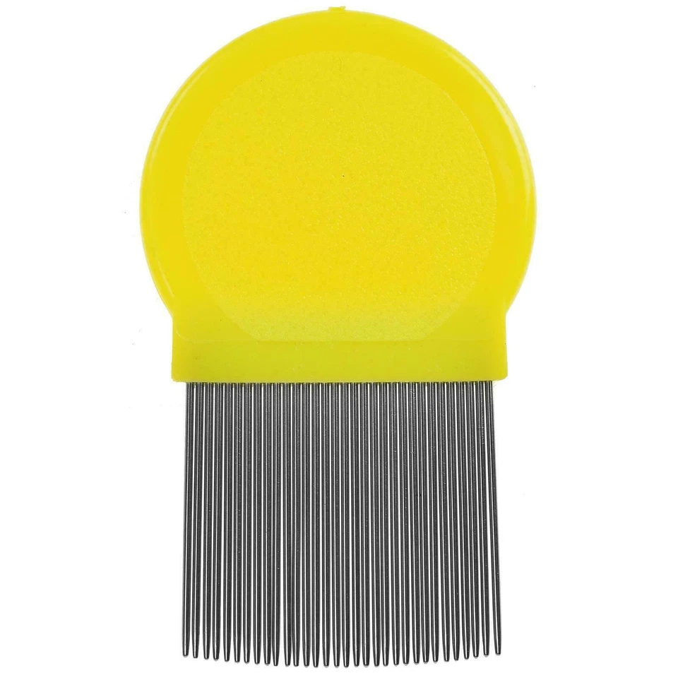 Nit Comb Metal Round Head Lice Detection Hair Gritty Removes Lice Eggs Kids Comb - image 1 of 1