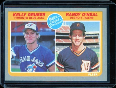 1985 Topps KELLY GRUBER rc - his only ROOKIE CARD - Image 1 of 2