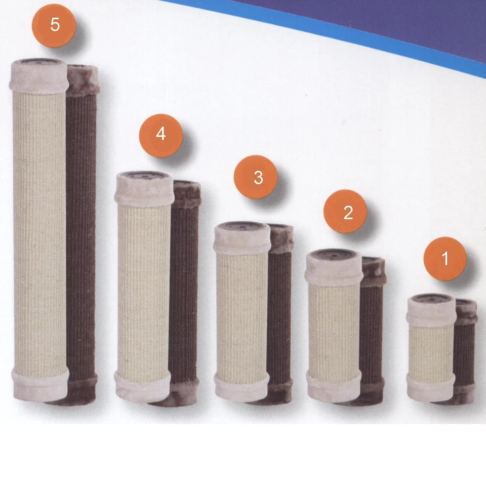 NOBBY Kratzstamm, Sisalsäule Ø 12 cm, Sisalstamm für Kratzbaum, verschiedene Größen