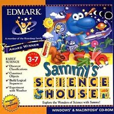 Sammy's Science House Pc Mac Sealed/New Cd Rom In Paper Sleeve Win10 8 7 XP